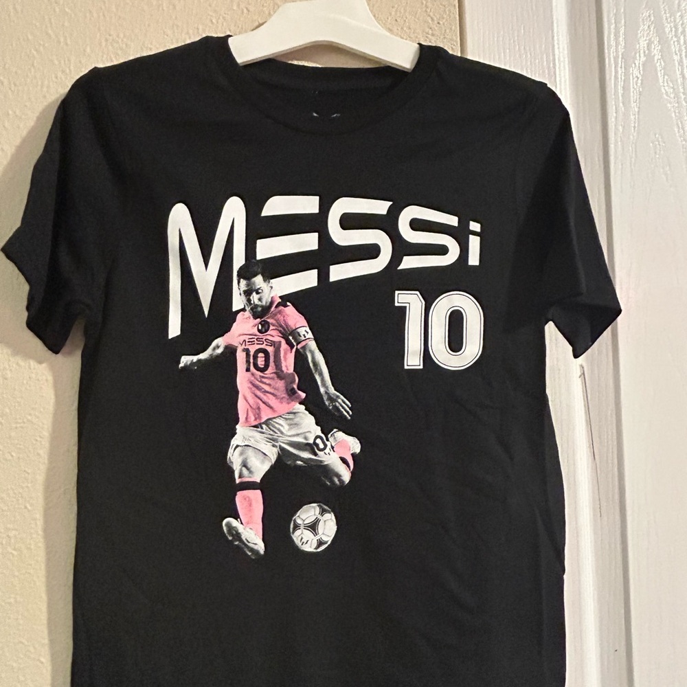 Black Messi Graphic T-Shirt
